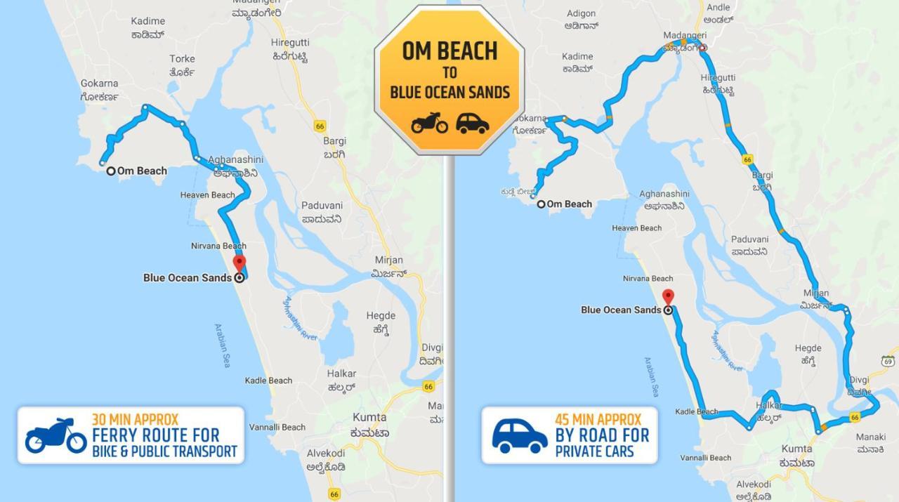 Blue Ocean Sands - On The Beach Kumta Exterior photo